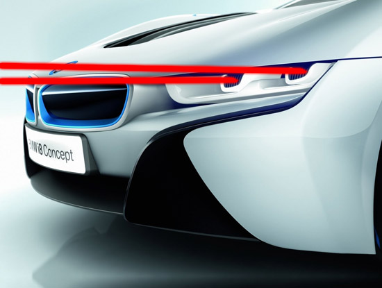 2011 BMW concept laser diode headlamp