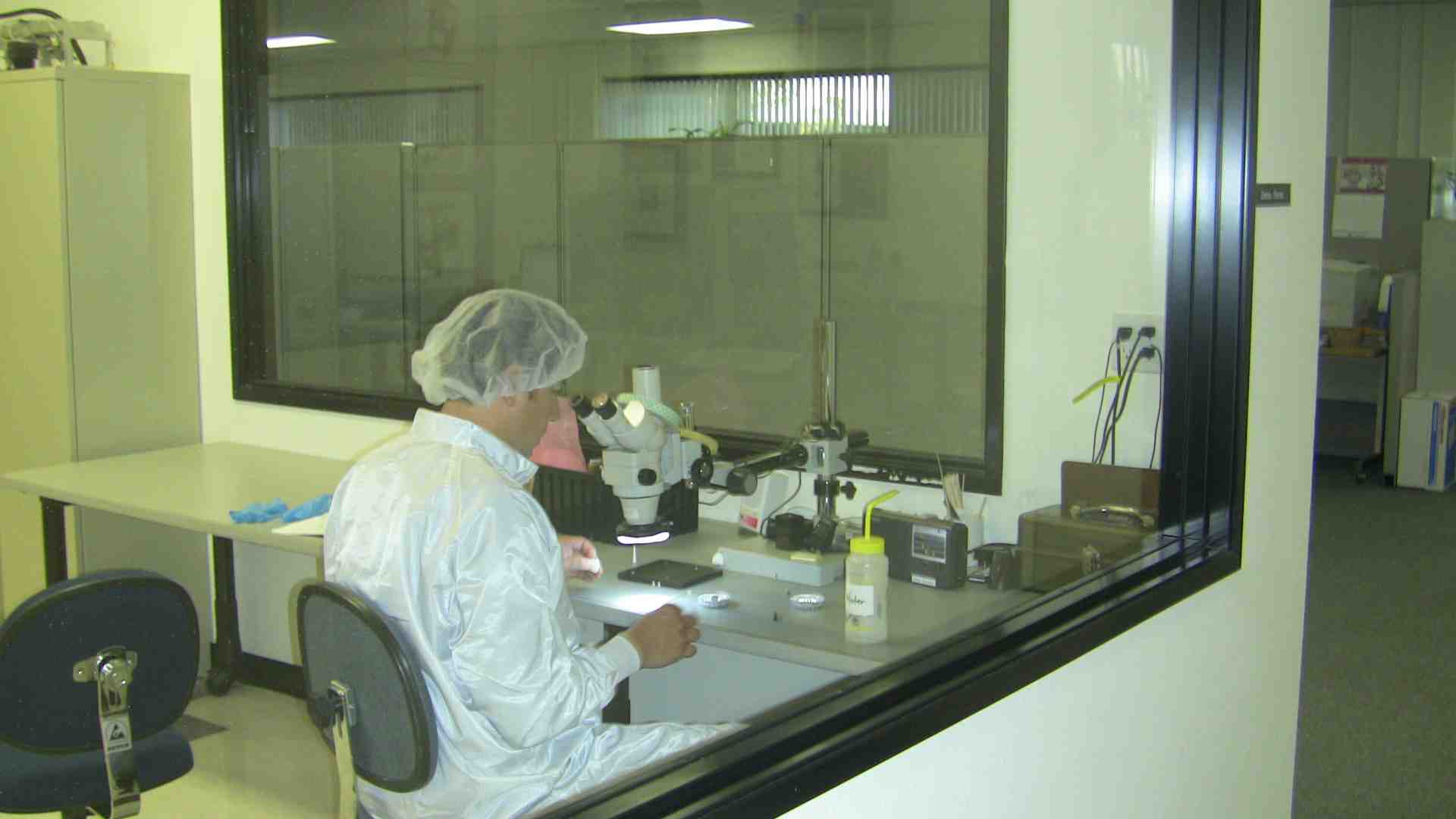 palomar engineer in lab