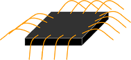 IC with wire bonds