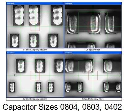 Ag filled epoxy attach, capacitors
