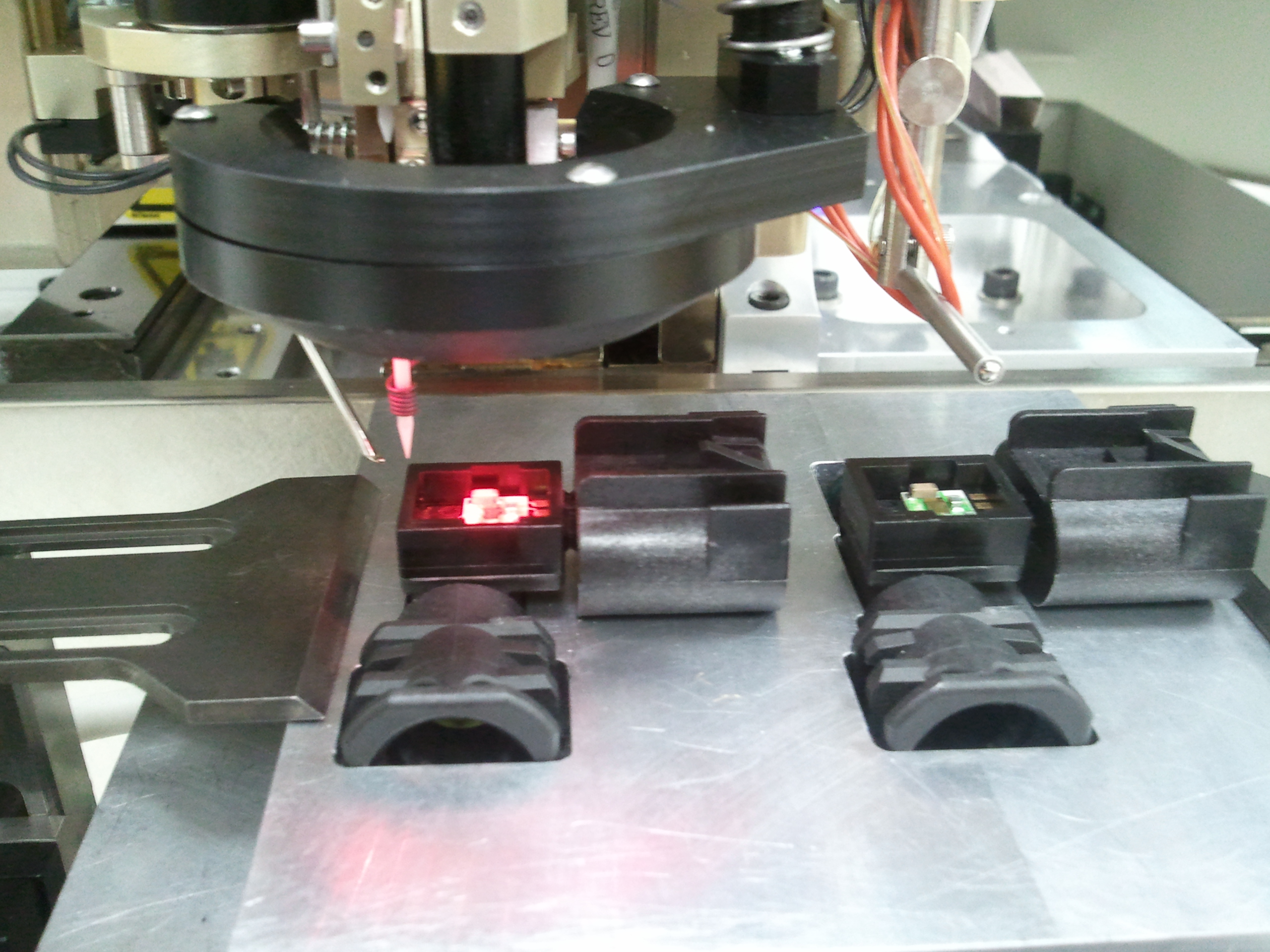 Parts-plastichousing_bonding-with-heated-tool