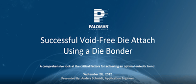 successful void-free die attach using a die bonder